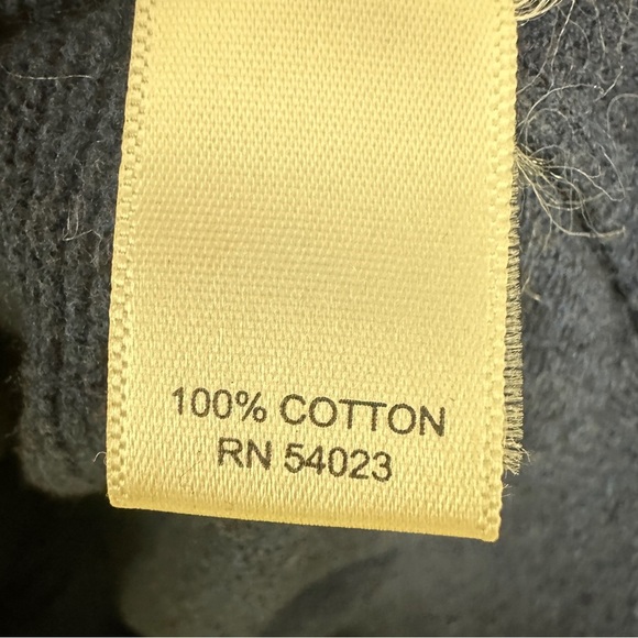 Banana Republic Men’s Pullover Sweater Medium Cotton Blue Knit - Picture 3 of 4